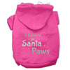 Christmas Pet Hoodie Screen Printed, I Believe In Santa Paws