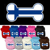 Pet, Dog & Cat Hoodie Screen Printed, Bone Shaped Finland Flag