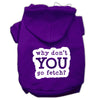 Pet Hoodie Screen Printed, Fetch