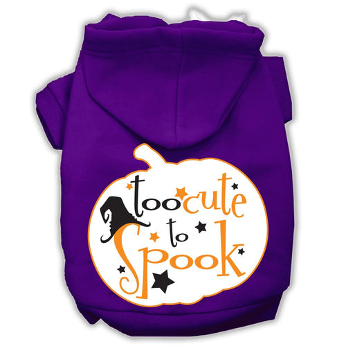 Halloween Pet Hoodie Too Cute To Spook