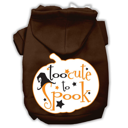 Halloween Pet Hoodie Too Cute To Spook