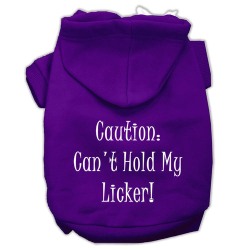 Pet Hoodie Can't Hold My Licker
