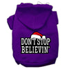 Christmas Pet Hoodie, Don't Stop Believin