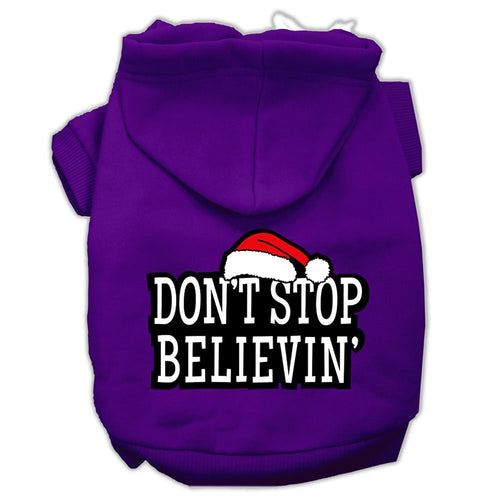 Christmas Pet Hoodie, Don't Stop Believin