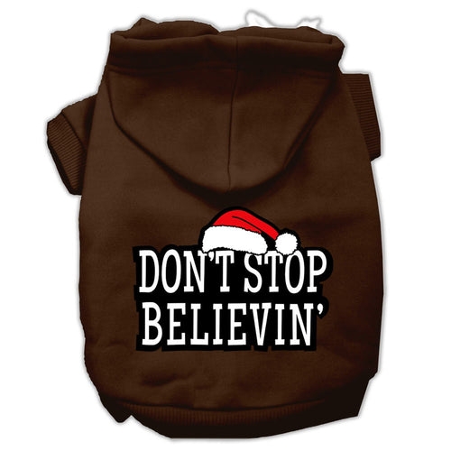 Christmas Pet Hoodie, Don't Stop Believin