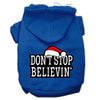 Christmas Pet Hoodie, Don't Stop Believin
