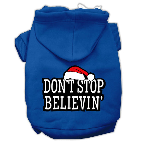 Christmas Pet Hoodie, Don't Stop Believin