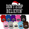 Christmas Pet Hoodie, Don't Stop Believin