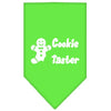 Christmas Pet and Dog Bandana Screen Printed, Cookie Taster