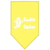 Christmas Pet and Dog Bandana Screen Printed, Cookie Taster