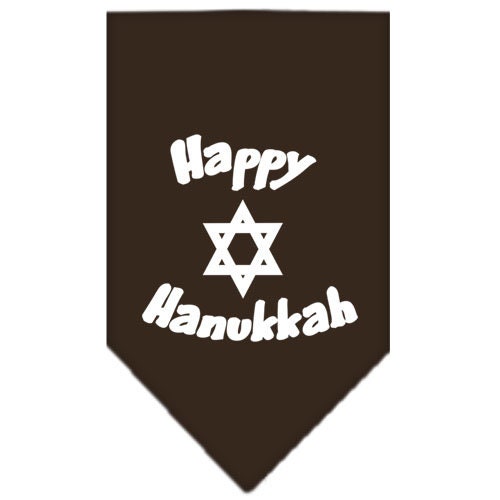 Pet and Dog Bandana Screen Printed, Happy Hanukkah