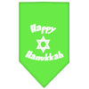 Pet and Dog Bandana Screen Printed, Happy Hanukkah