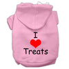 Pet Hoodie I Love Treats