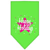 Christmas Pet and Dog Bandana Screen Printed, Scribble Happy Holidays