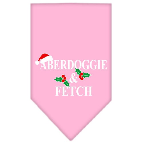 Christmas Pet and Dog Bandana Screen Printed, Aberdoggie Christmas