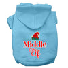 Christmas Pet Hoodie Screen Printed, Middle Elf