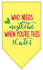 Christmas Pet and Dog Bandana Screen Printed, Who Needs Mistletoe