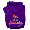 Christmas Pet Hoodie Screen Printed, I Hope Rudolph Eats The Naughty List