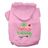 Christmas Pet Hoodie I Can't, Santa Is Watching