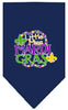 Pet and Dog Bandana Screen Printed, Little Miss Mardi Gras
