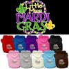 Pet Dog & Cat Hoodie Screen Printed, Little Miss Mardi Gras