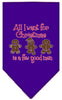 Christmas Pet and Dog Bandana Screen Printed, All I Want For Christmas Is A Few Good Men
