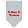 Pet and Dog Bandana Screen Printed, Local Celebrity