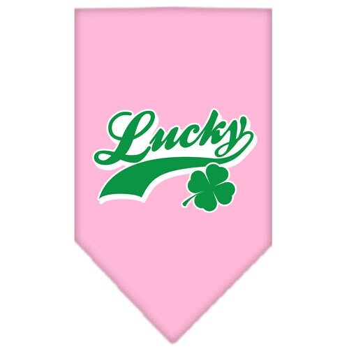 Pet and Dog Bandana Screen Printed,  Lucky Swoosh