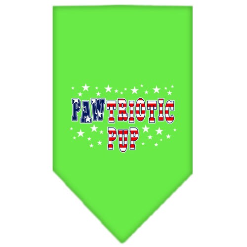 Pet and Dog Bandana Screen Printed, Pawtriotic Pup