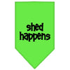 Pet and Dog Bandana Screen Printed, Shed Happens