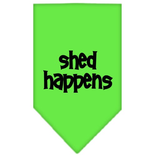 Pet and Dog Bandana Screen Printed, Shed Happens