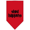 Pet and Dog Bandana Screen Printed, Shed Happens