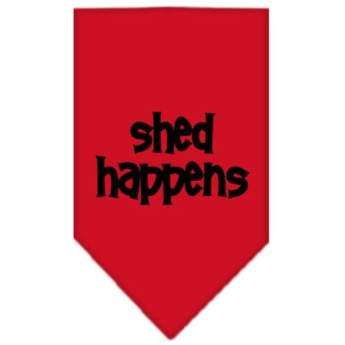 Pet and Dog Bandana Screen Printed, Shed Happens