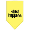 Pet and Dog Bandana Screen Printed, Shed Happens