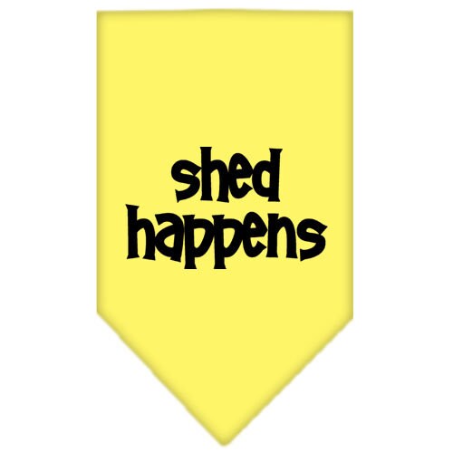 Pet and Dog Bandana Screen Printed, Shed Happens