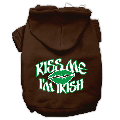 Pet Hoodie Kiss Me I'm Irish
