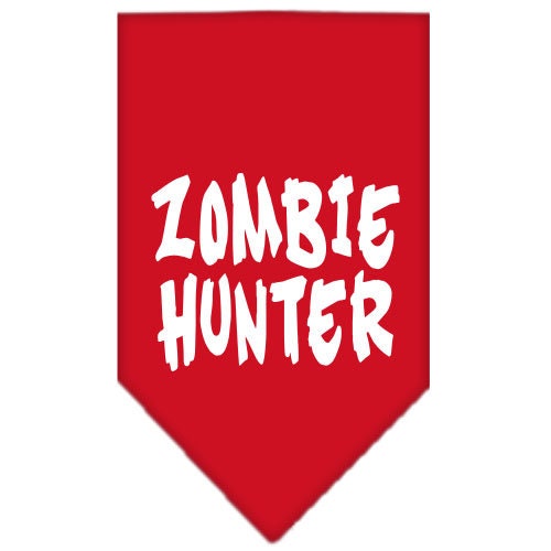 Halloween Pet and Dog Bandana Screen Printed, Zombie Hunter