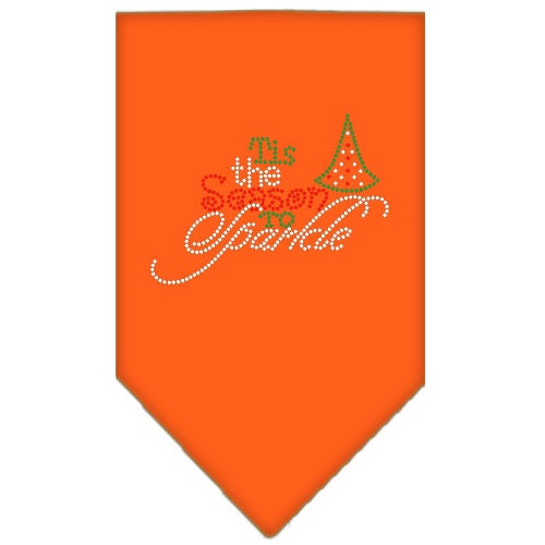 Christmas Pet and Dog Bandana Rhinestone, Tis The Season To Sparkle