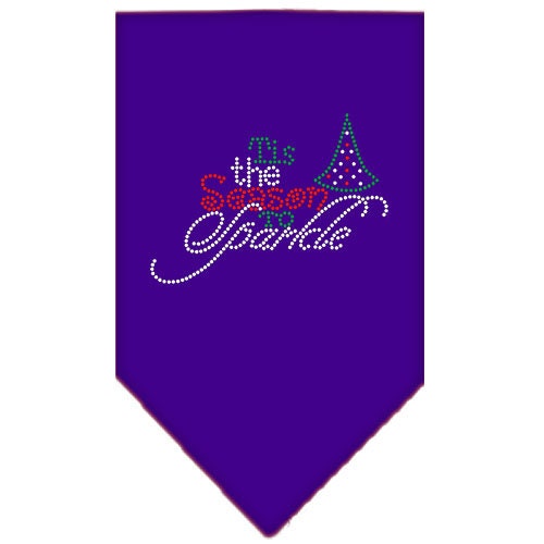 Christmas Pet and Dog Bandana Rhinestone, Tis The Season To Sparkle