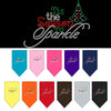 Christmas Pet and Dog Bandana Rhinestone, Tis The Season To Sparkle