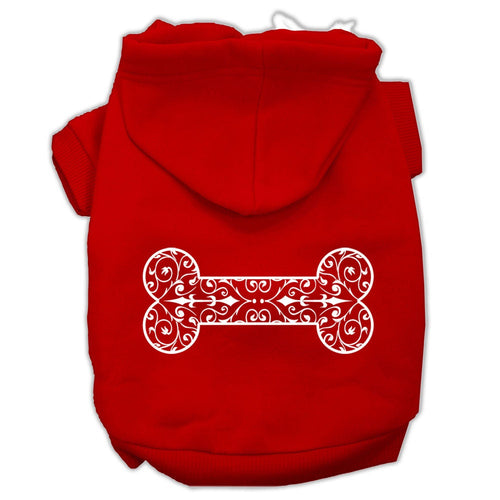 Pet Hoodie Henna Bone