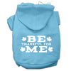 Thanksgiving Pet Dog & Cat Hoodie Screen Printed, Be Thankful for Me