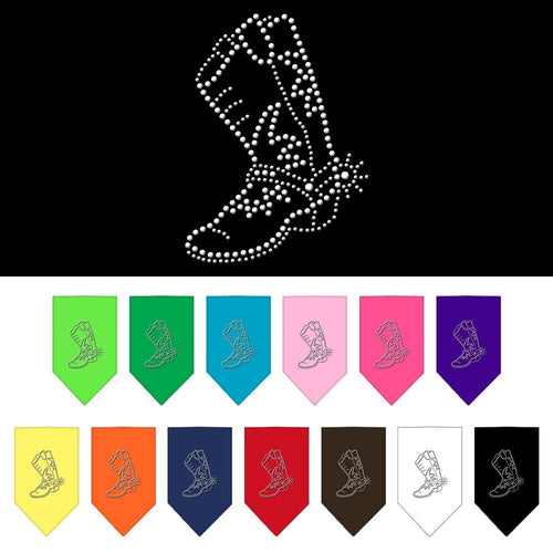Pet and Dog Bandana Rhinestone, Boot