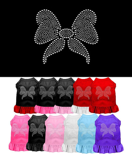 Pet Dress Rhinestone, Bow