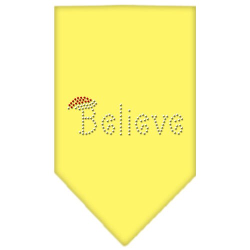 Christmas Pet and Dog Bandana Rhinestone, Believe