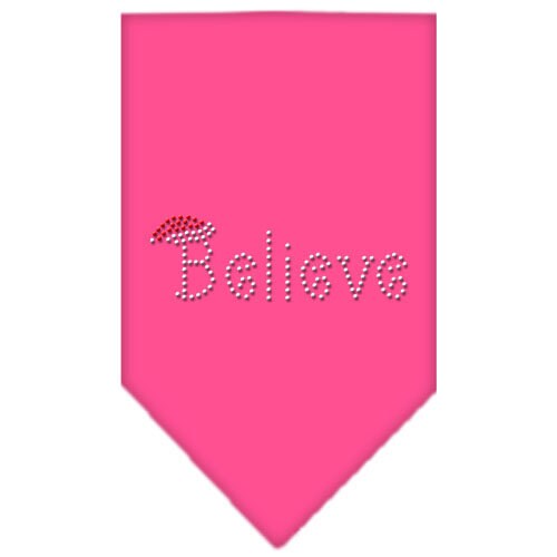 Christmas Pet and Dog Bandana Rhinestone, Believe
