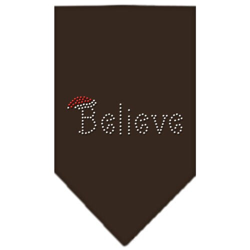 Christmas Pet and Dog Bandana Rhinestone, Believe