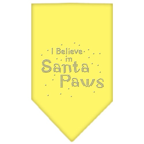 Christmas Pet and Dog Bandana Rhinestone, I Believe In Santa Paws