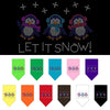 Christmas Pet and Dog Bandana Rhinestone, Let It Snow Penguins