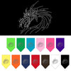 Pet and Dog Bandana Rhinestone, Dragon